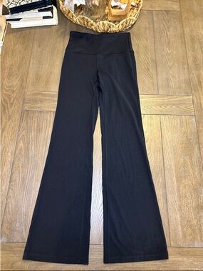 Athleta Black High-Waist Flare Leggings